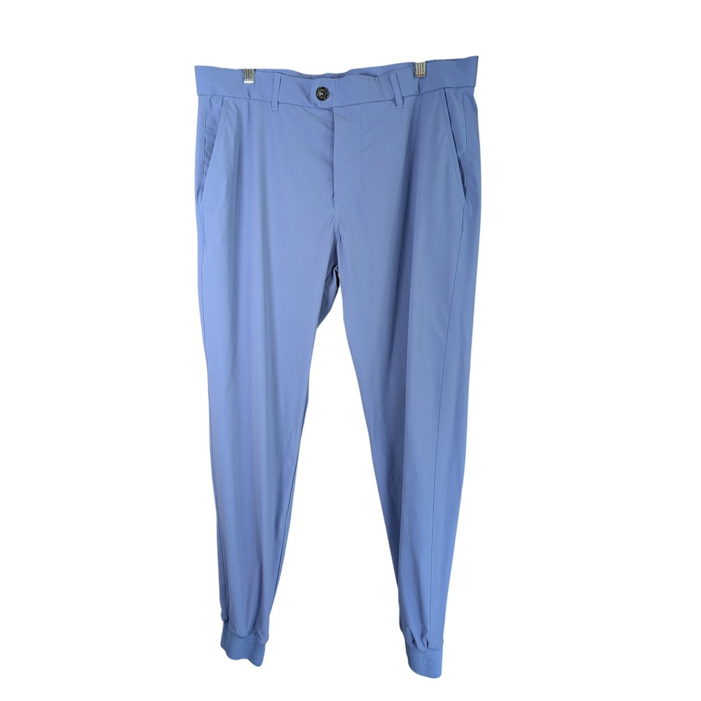 Greyson Jogger Pants Mens 34 Blue Montauk Performance Golf Stretch
